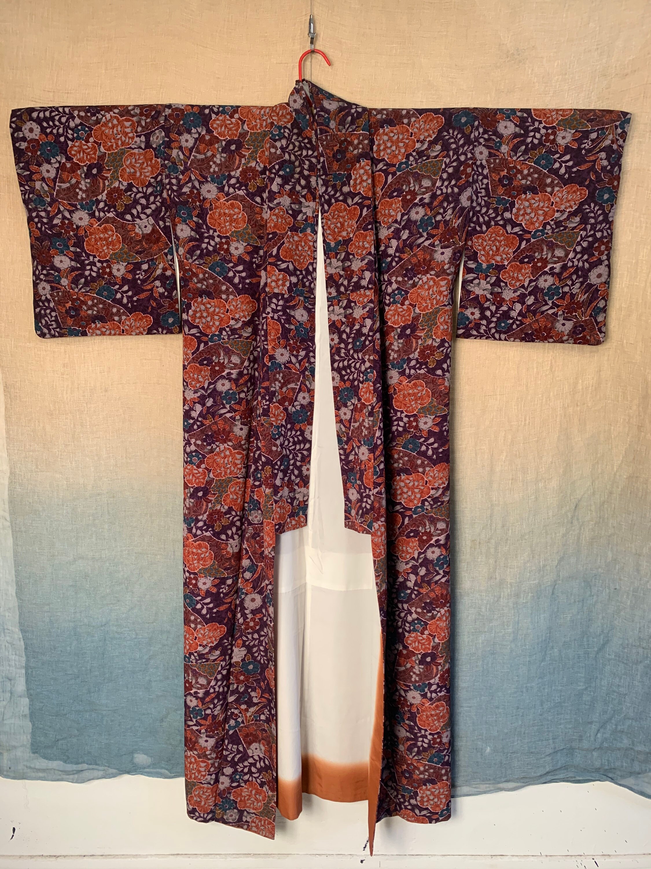 Japanese Original Vintage Crepe Silk Haori Kimono Easily | Etsy UK