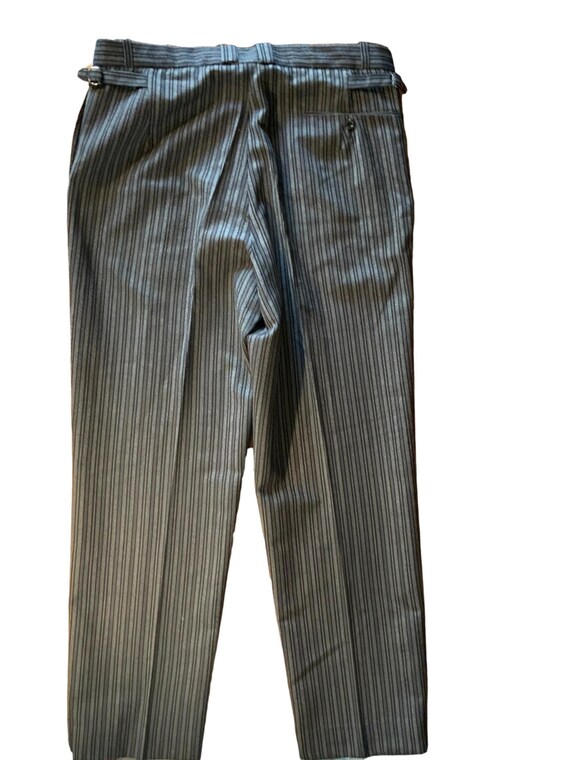 Vintage 1930’s-40’s tailored wool grey black pinst