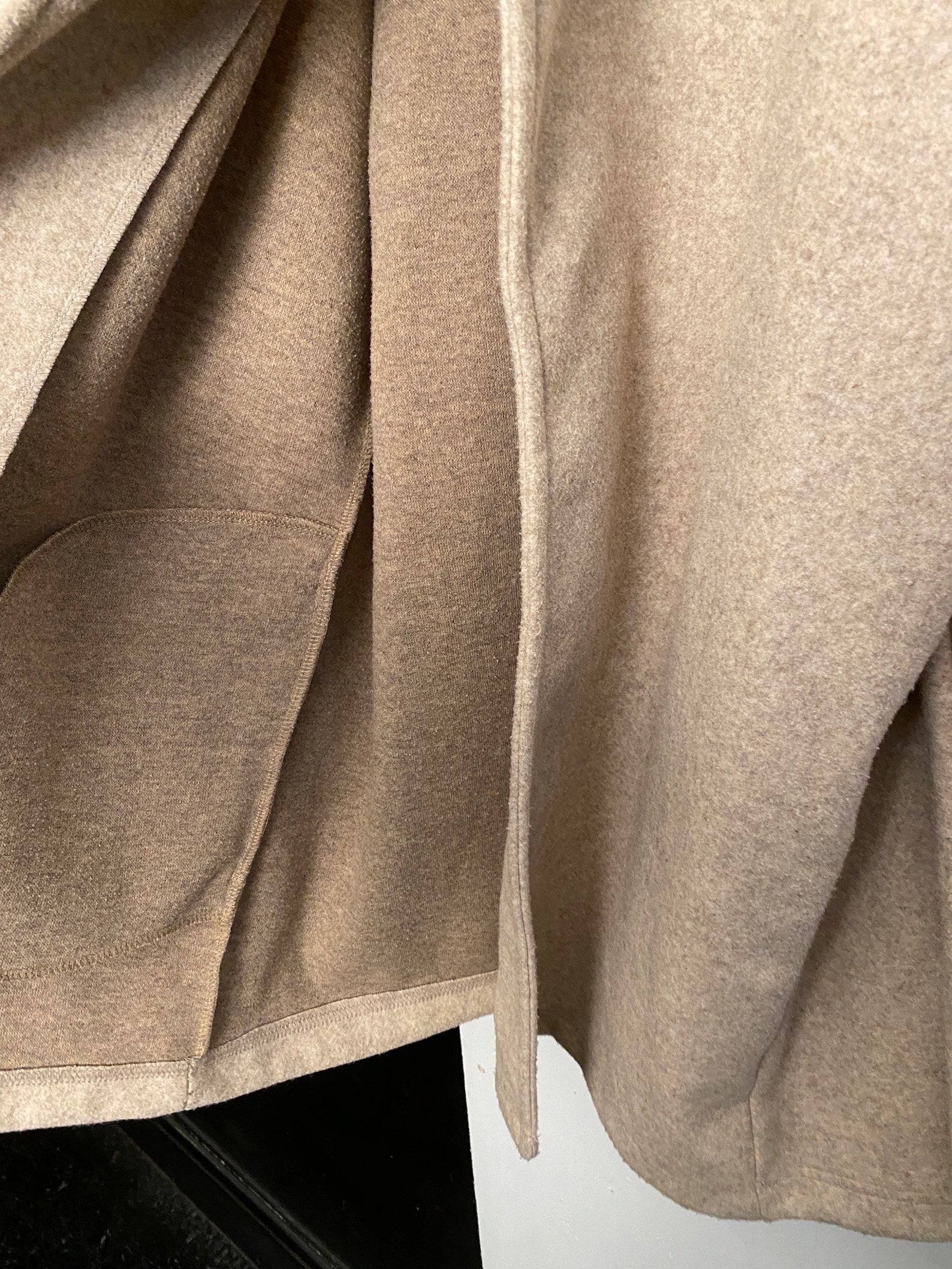 Zara Camel Coat Classic Timeless Style Concealed Closure Swing Etsy