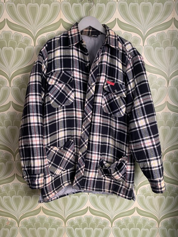 Vintage Flannel/wool Thick Warm Winter 