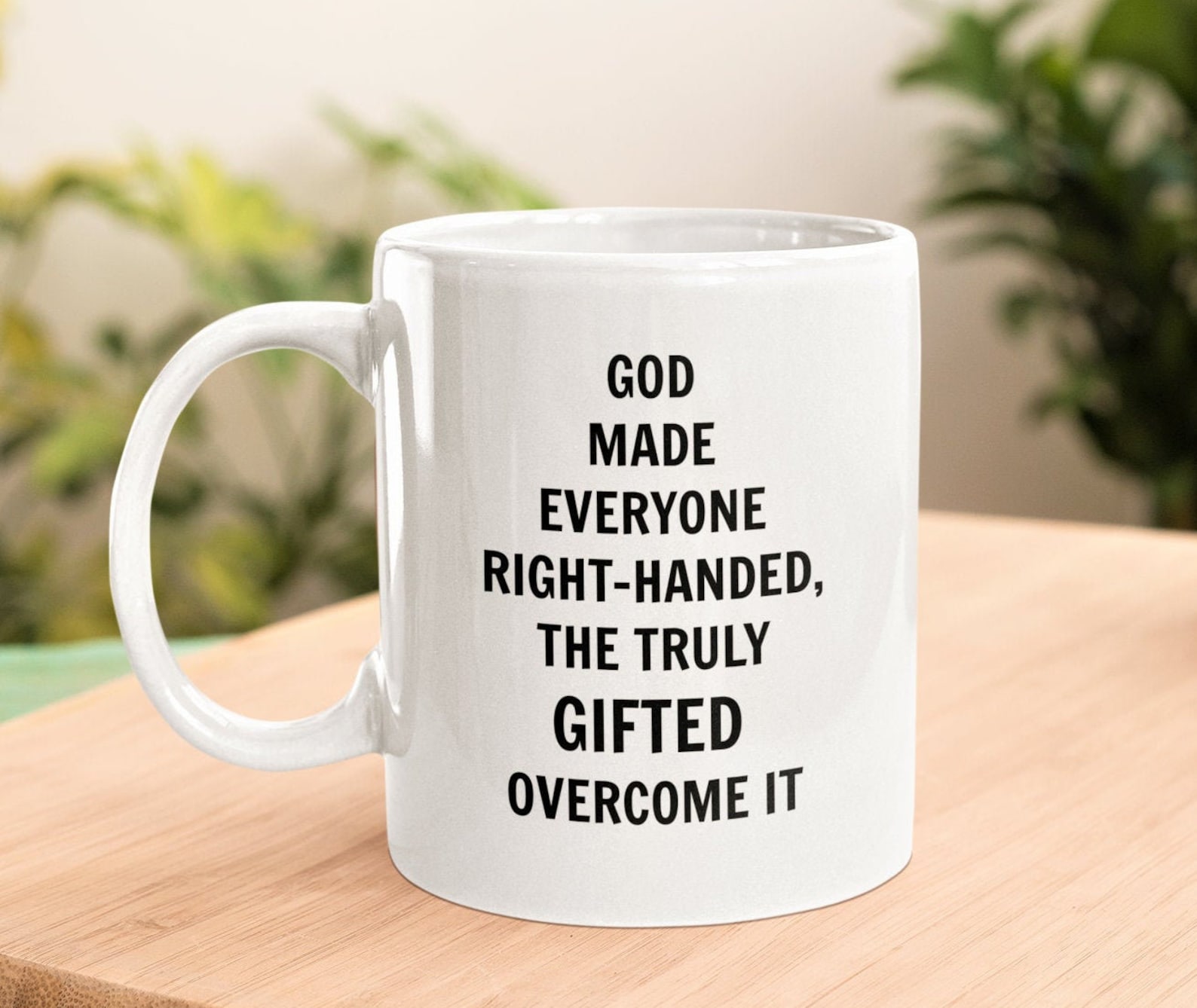 A Funny Gift for Left-handed People, A Mug for Gifted People. - Etsy