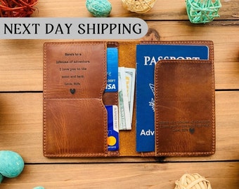 Personalized Passport Holder , Personalized Leather Passport Cover, Passport Case, Passport wallet, travel Gift, Wanderlust Gift