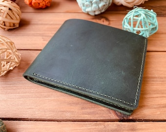 Anniversary Gift for Him,Personalized Wallet,Engraved Wallet,Mens Wallet,Custom Wallet,Leather Wallet,Gift for Dad,Boyfriend Gift for Men