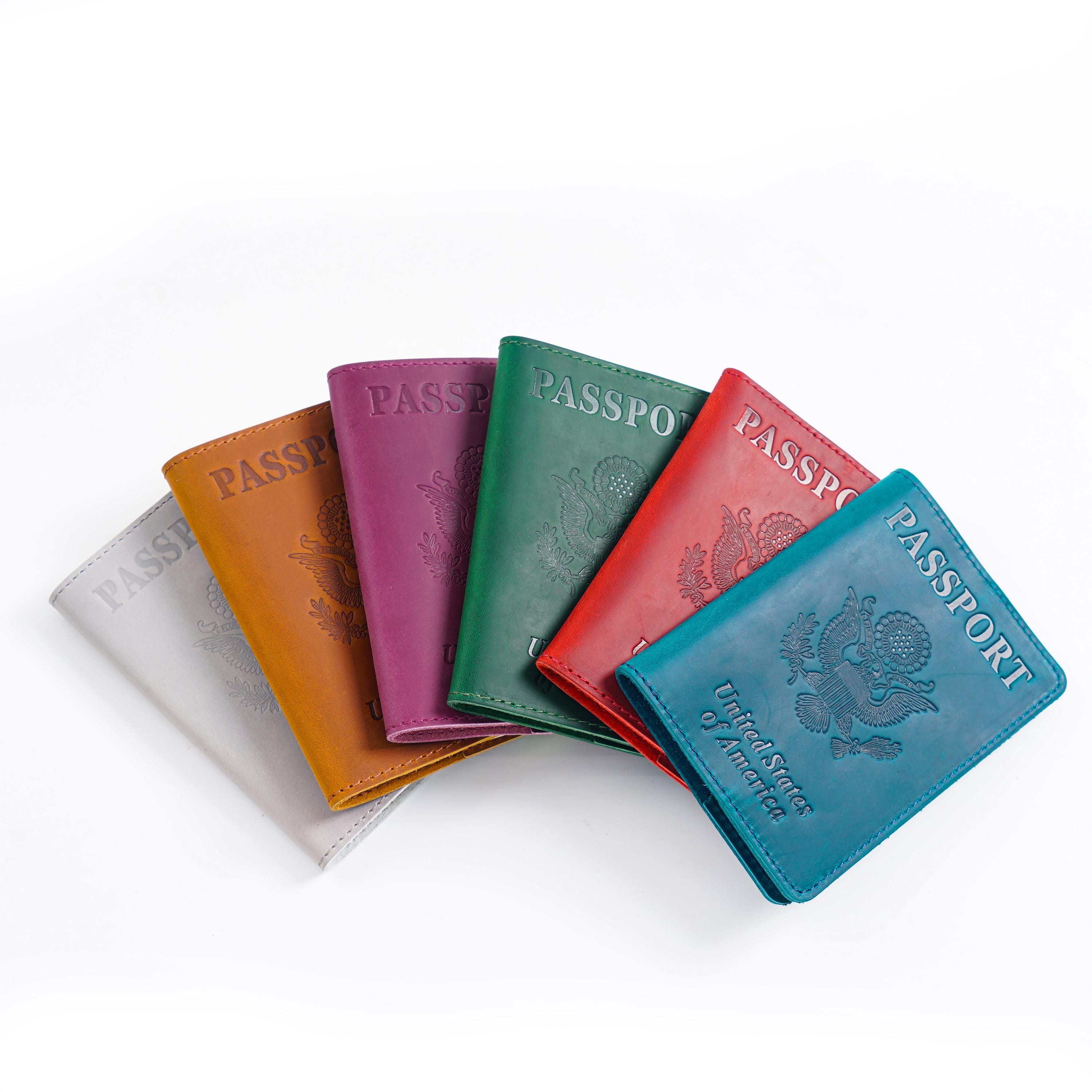 Passport Cover Personalized, Leather Passport Holder, Passport