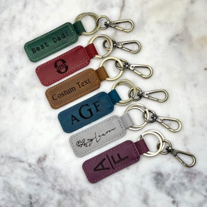 HifaCrafts Personalized Keychain, Customized Keychain, Key Chain Leather Keychain, Personalized Key Chain, Custom Key Chain