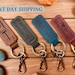Personalized Leather Keychain, Customized Keychain,Custom Leather Key chain,coordinates key chain longitude latitude keychain,Best Gift