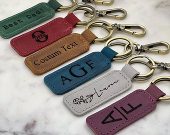 Personalized Leather Keychain, Customized Keychain,Custom Leather Key chain,coordinates key chain longitude latitude keychain,Best Gift