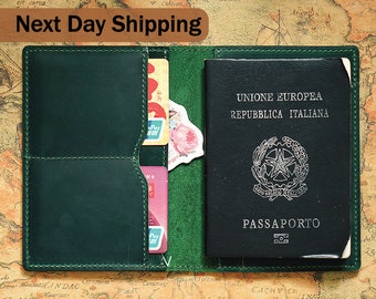 Étui pour passeport personnalisé, Étui pour passeport en cuir, Étui pour passeport, Portefeuille passeport, Étui pour passeport personnalisé, Cadeau passeport