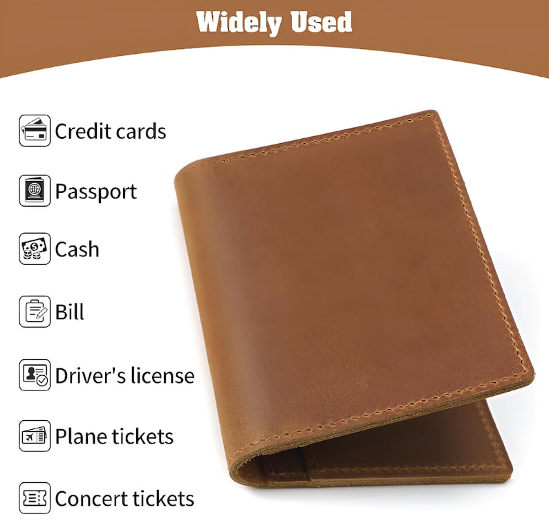 Personalized Passport Holder, Leather Passport Cover, Passport Case, Passport wallet,Personalized Passport Cover, Passport Gift image 3