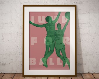 Basketball Wall Art Print: Fun Quote Dorm Poster