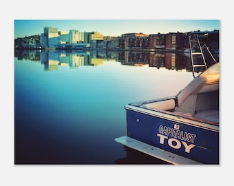 Capitalist Toy Art Print | Boat Photograph, Social Commentary