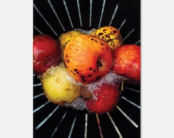 Nordic Winter Print – Frozen Apples Photography, Scandinavian Fine Art Wall Decor