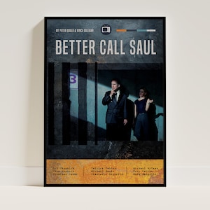 Better Call Saul Poster: Dark Art Print, Stylish Wall Decor, Perfect Gift Idea!