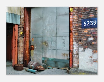 Industrial Wall Art – Oslo Urban Decay Photography Print, Modern Cityscape Home Decor