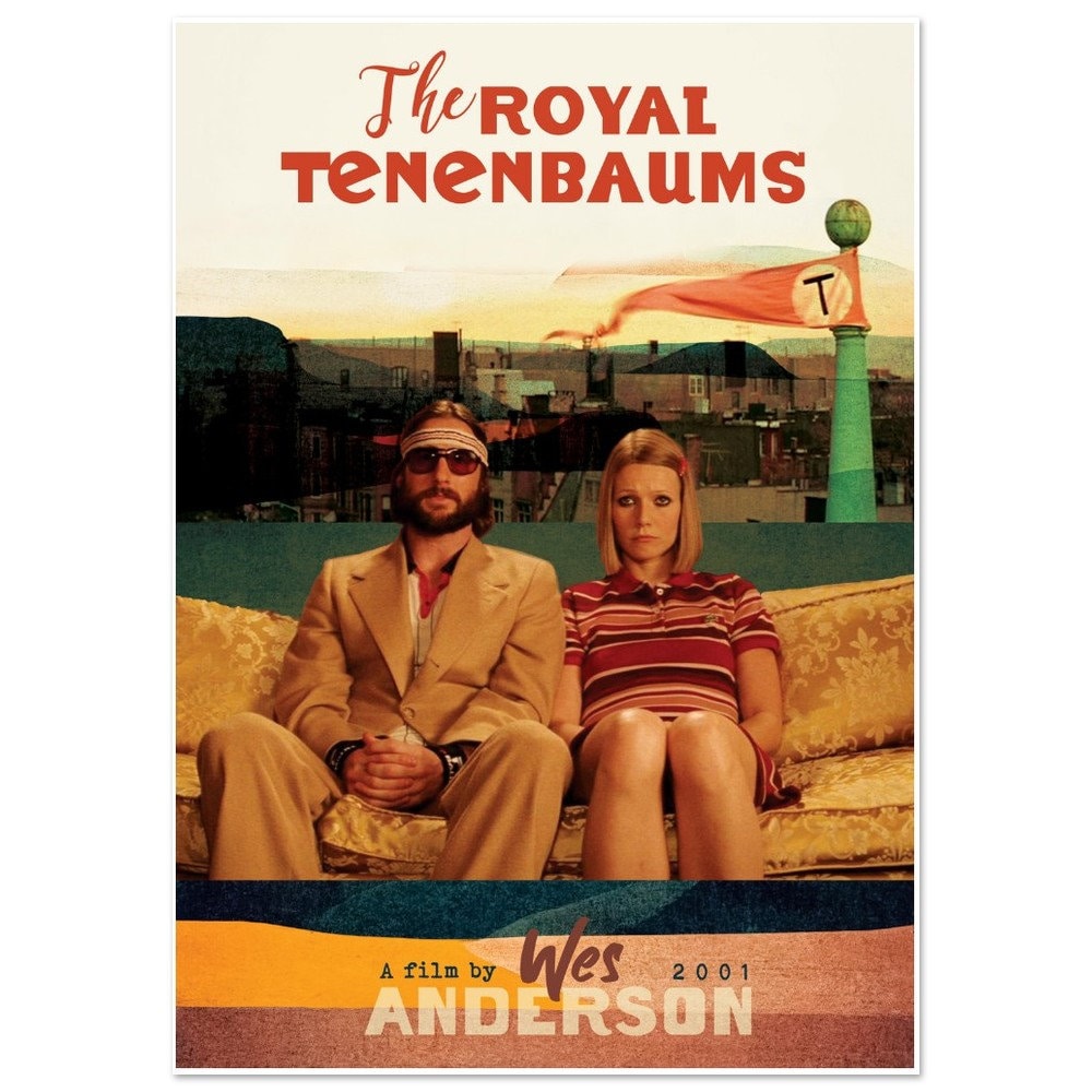 Classic Movie Poster - the Royal Tenenbaums Print, Vintage