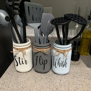 Ensemble de 3 pots Mason