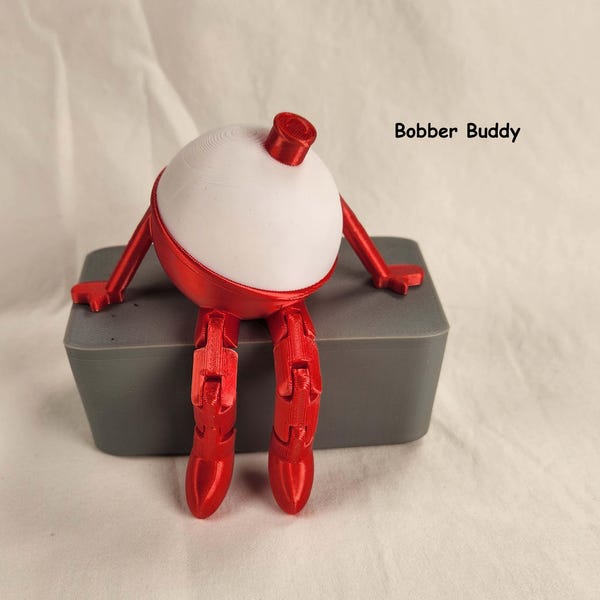 Sporty Ball Buddies: accesorio para escritorio y computadora, figuras de escritorio impresas en 3D con patas colgantes, articuladas