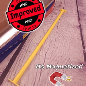 Magnetic Roll Lock Rod Pro: 12-inch Foil & Wrap Organizer