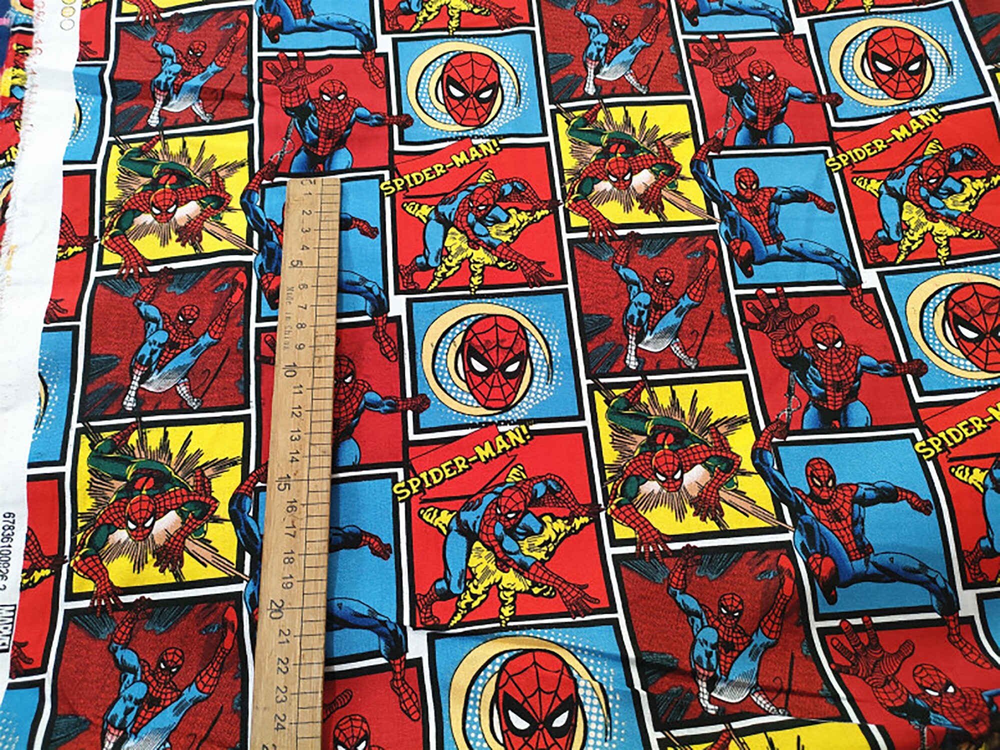 Spider Man Fabric 100% Cotton Fabric Cartoon Printed Fabric | Etsy