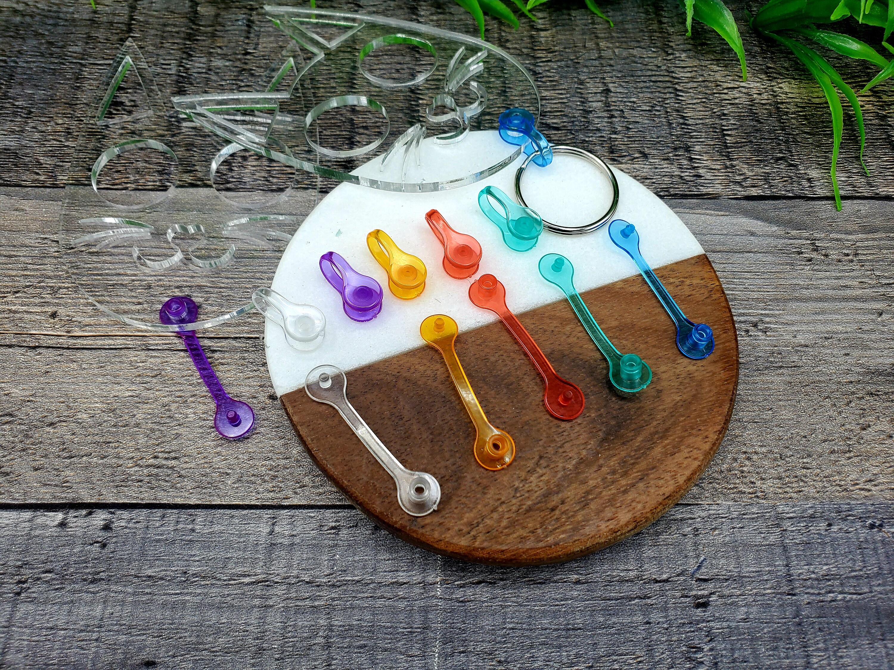 Plastic Keychain Snaps/plastic Keychain Clips/ Keychain Accessories ...