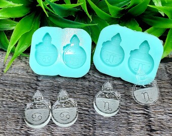 Zodiac Potion fles Stud Earring Mold