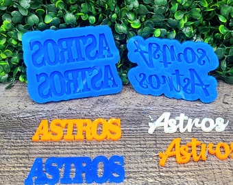 Astros-oorbel siliconen mal