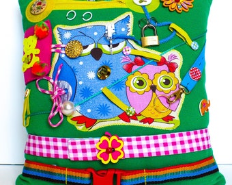 montessori buckle toy