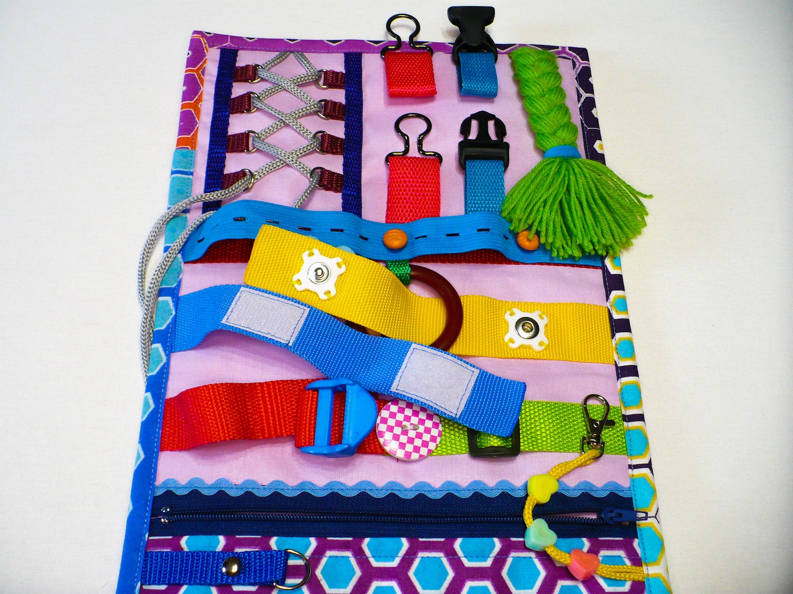 Baby play mat Montessori Toys Fidget sleeve Busy Board Etsy