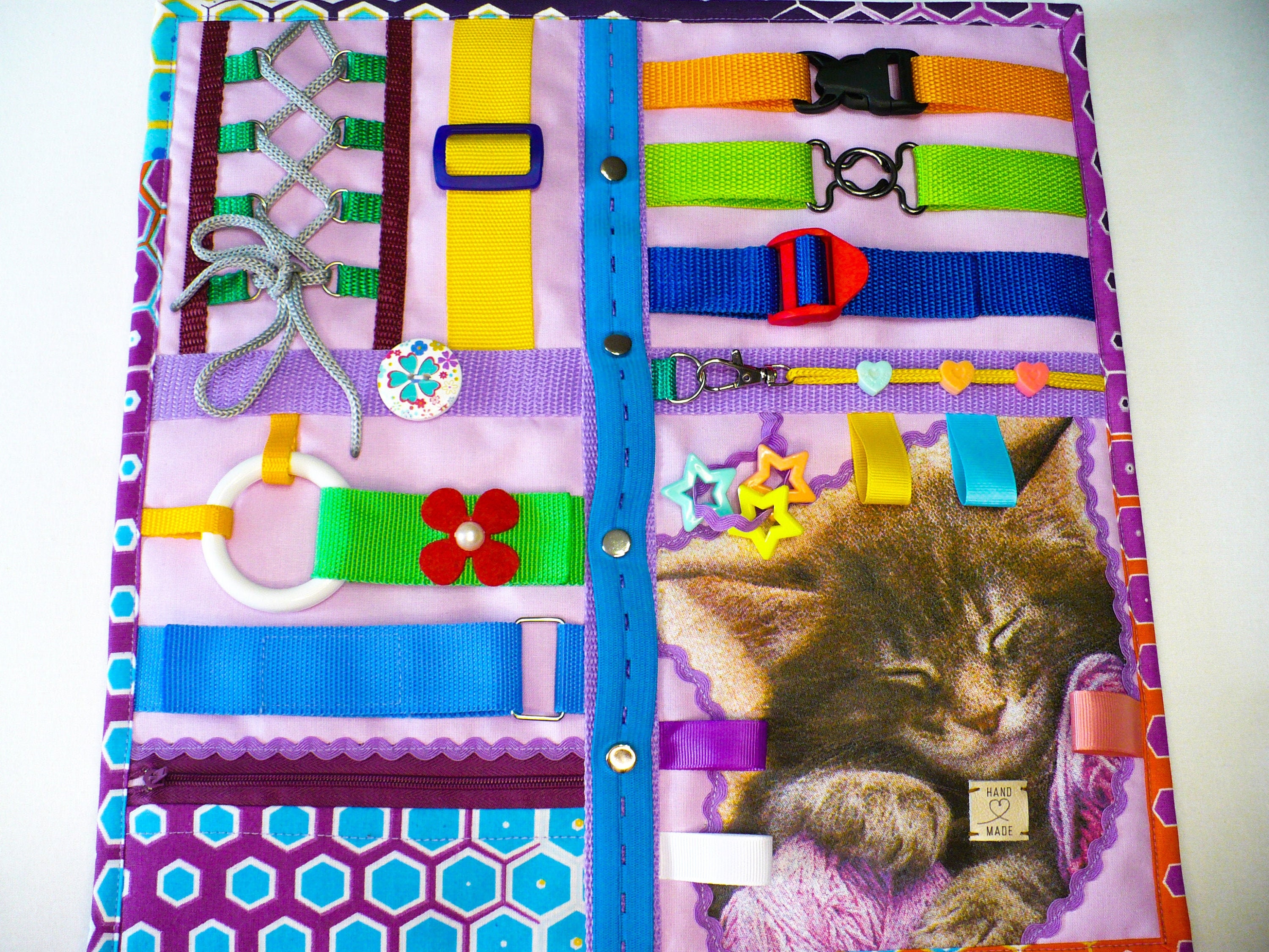 Adult Fidget Blanket Dementia Alzheimer AwarenessMemory Toy Etsy