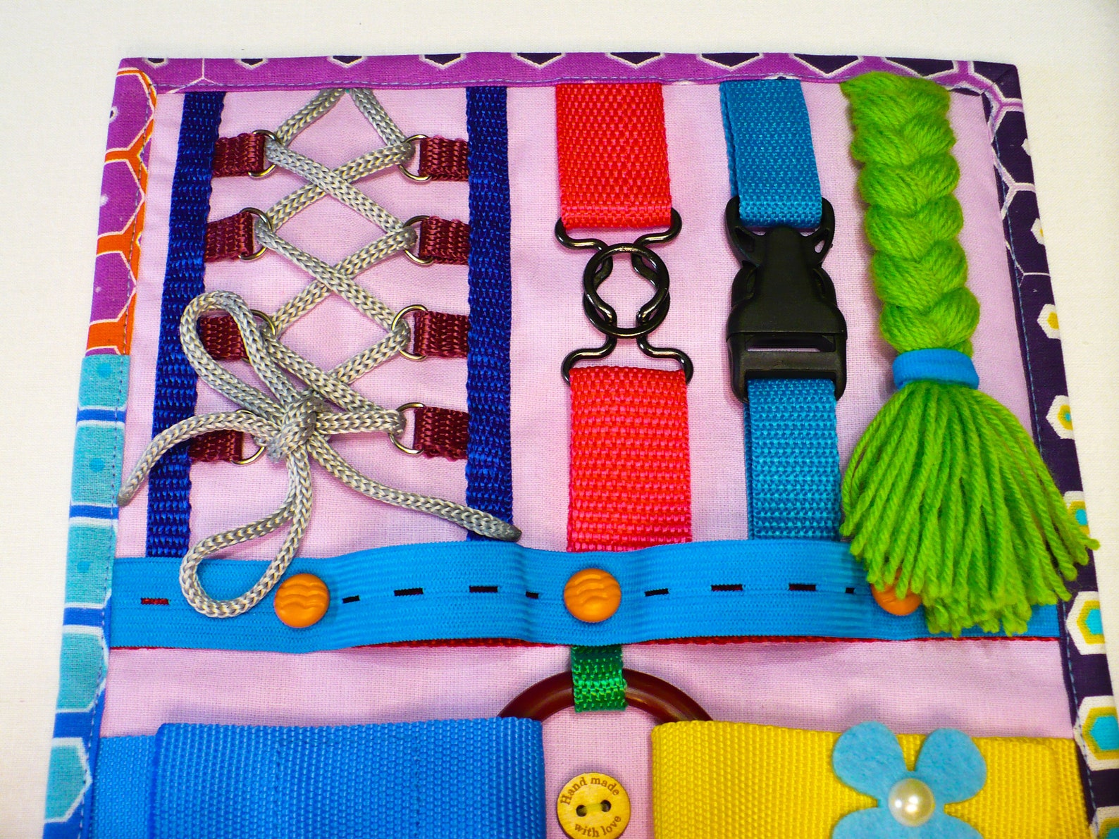 Baby play mat Montessori Toys Fidget sleeve Busy Board Etsy