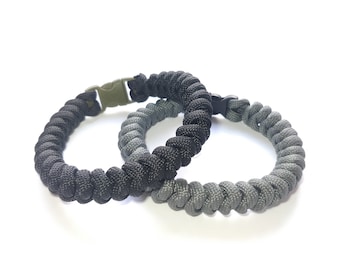 Pulsera De Supervivencia Paracord Planet Cobra - Cuerda Paracaídas 550, Hebilla Lateral, Camping Y Senderismo