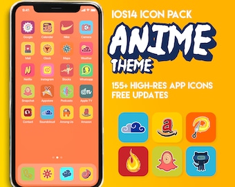 Anime Japanese Icon Pack - (iOS18/17/16/15/14)