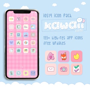 Minimal Icon Pack (Kawaii Cute) - (iOS18/17/16/15/14)
