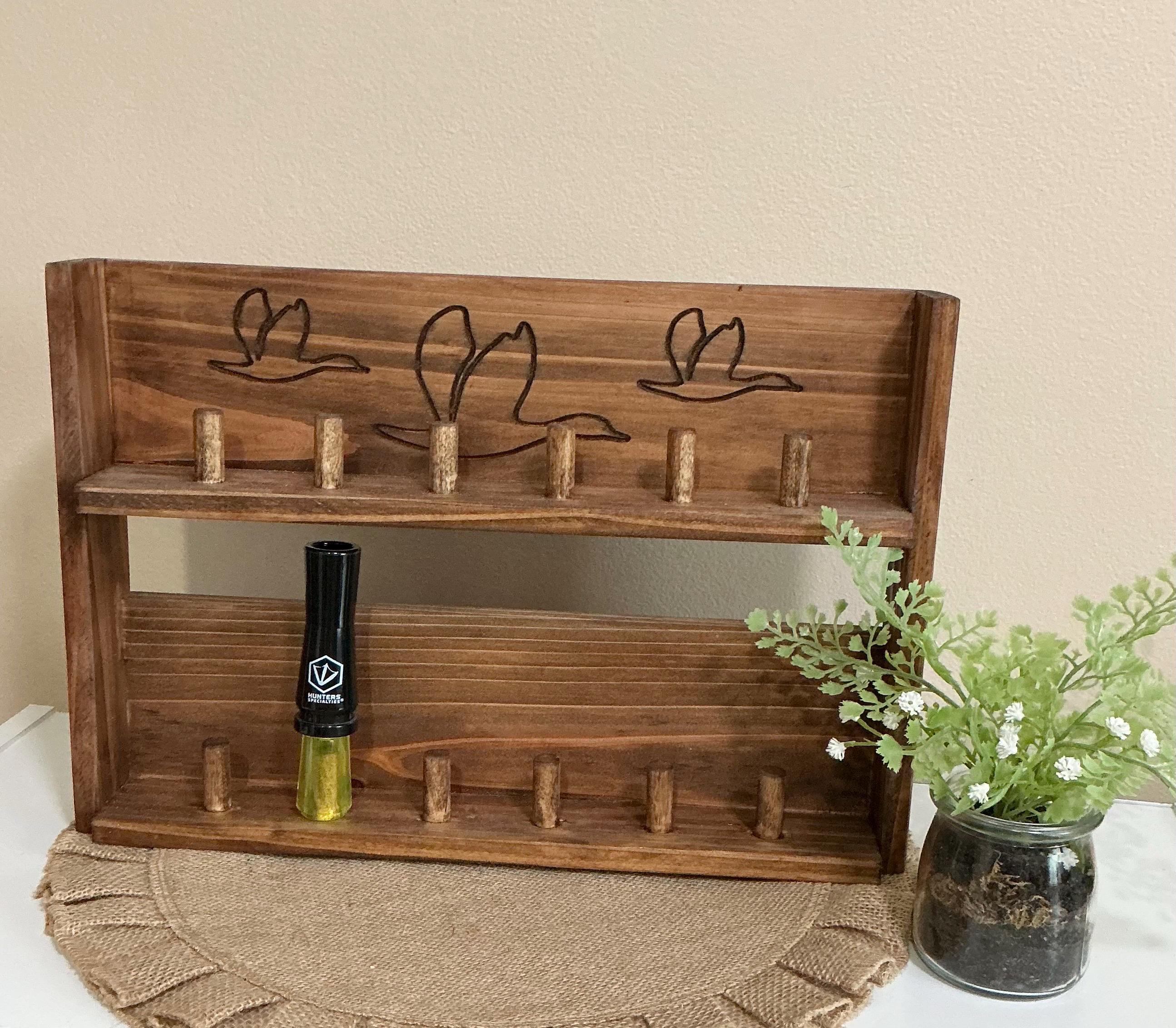 Duck Call Display Shelf Rustic Two Tier - Etsy