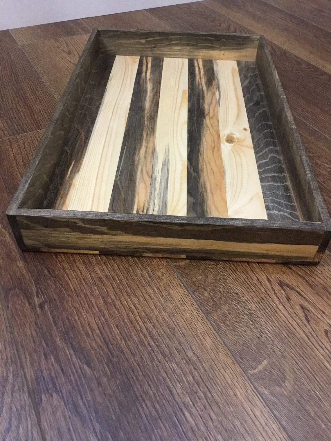 Wood Rustic Serving Display Tray Etsy