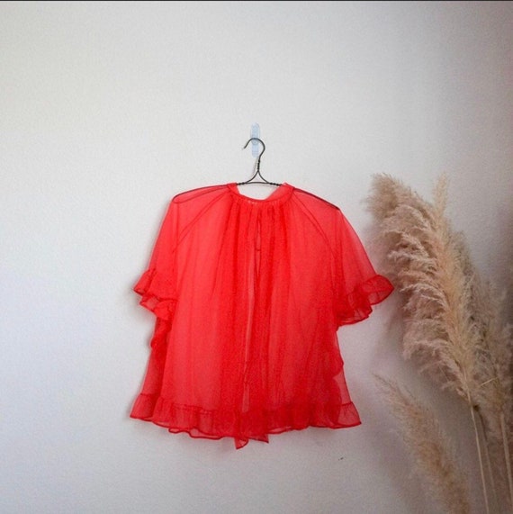 Vintage Ruffle Trim Babydoll
