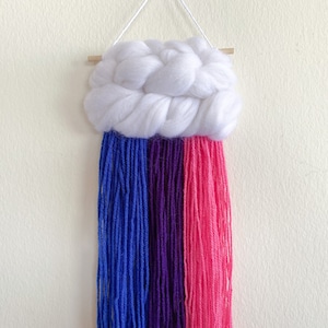 Bi-Pride Flag Mini Cloud Tapestry | Lgbtq+ Wall Hanging 5 x 15 inches