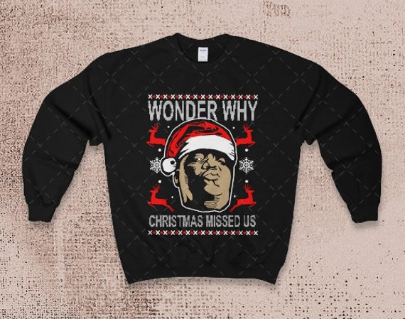 Notorious B.I.G Ugly Christmas Sweater 
