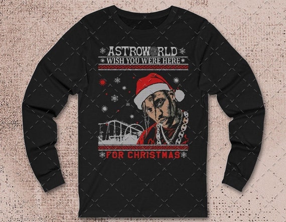 Travis Scott Christmas Tshirt Travis 