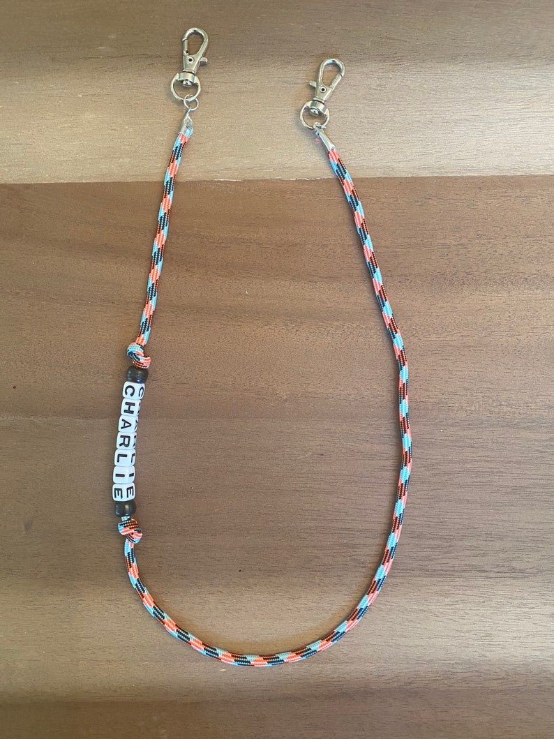 Living Life Orange Lanyard