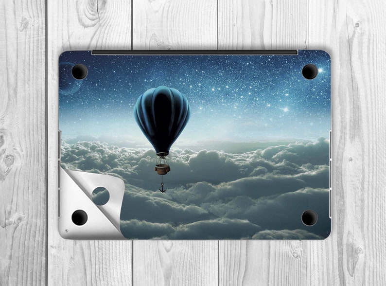 Balloon Airship macbook skin sky macbook Air 13 2019 decal macbook Pro 15 2019 sticker macbook Pro Retina 15 skin macbook Pro 16 inch skin
