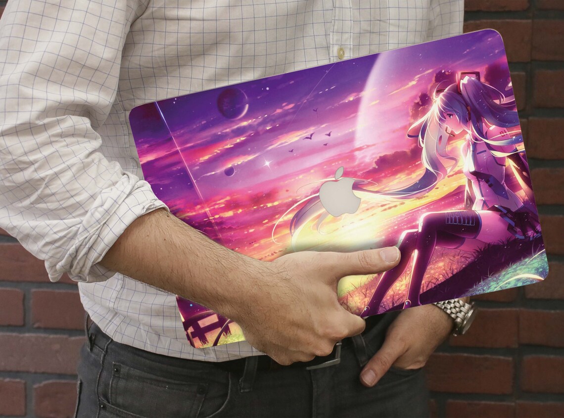 Anime macbook skin macbook Pro 15 2017 sticker Laptop skin Etsy