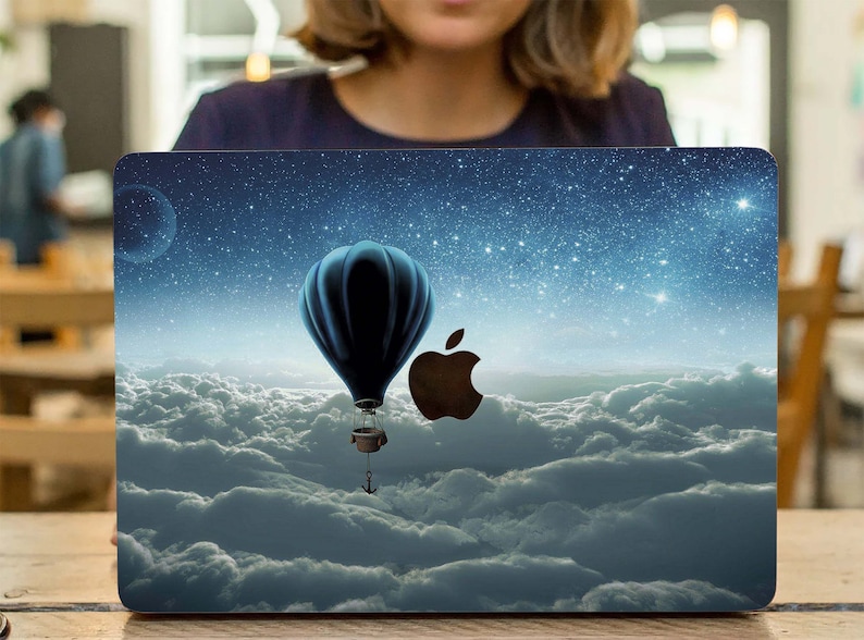 Balloon Airship macbook skin sky macbook Air 13 2019 decal macbook Pro 15 2019 sticker macbook Pro Retina 15 skin macbook Pro 16 inch skin
