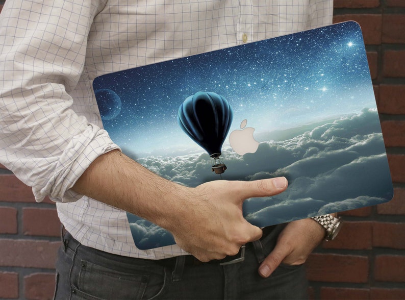 Balloon Airship macbook skin sky macbook Air 13 2019 decal macbook Pro 15 2019 sticker macbook Pro Retina 15 skin macbook Pro 16 inch skin