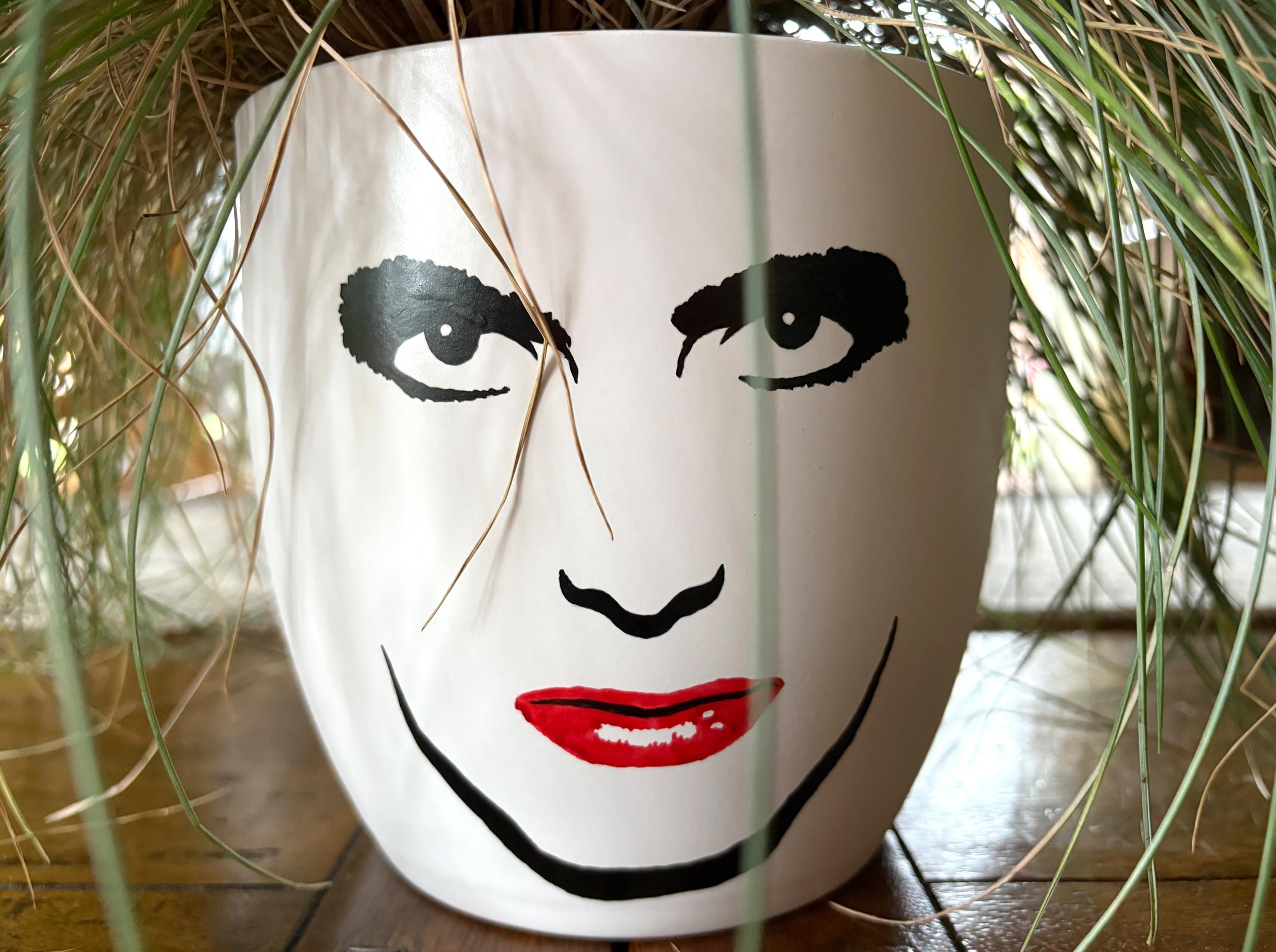 Hand Painted Robert Smith Terracotta Planter - Etsy