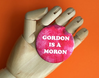 Gordon Button badge (58mm)