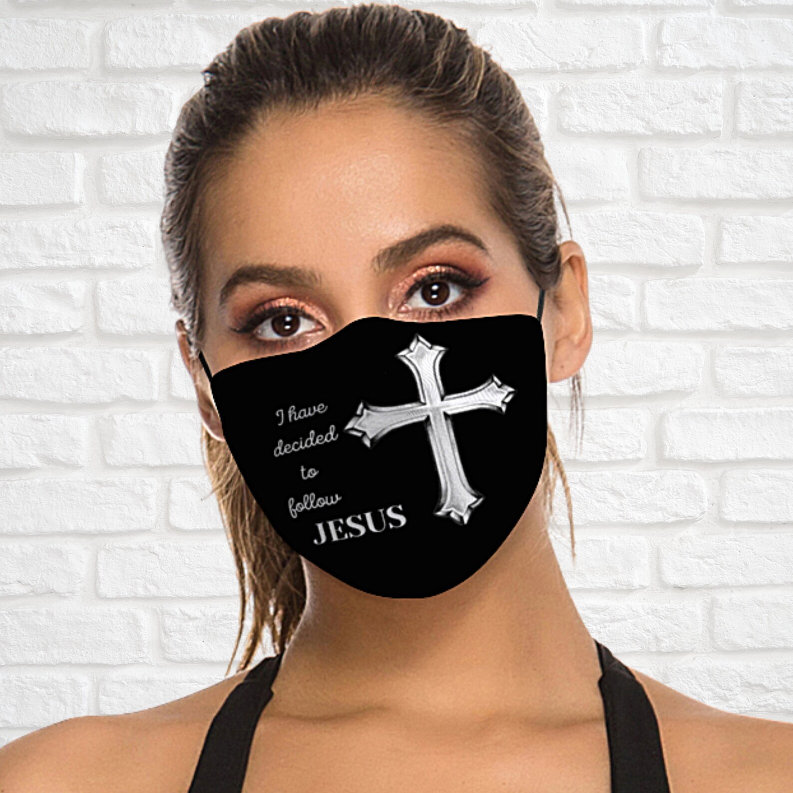 Jesus Christ Christian Face Mask Unisex Mask / Religious Face Etsy