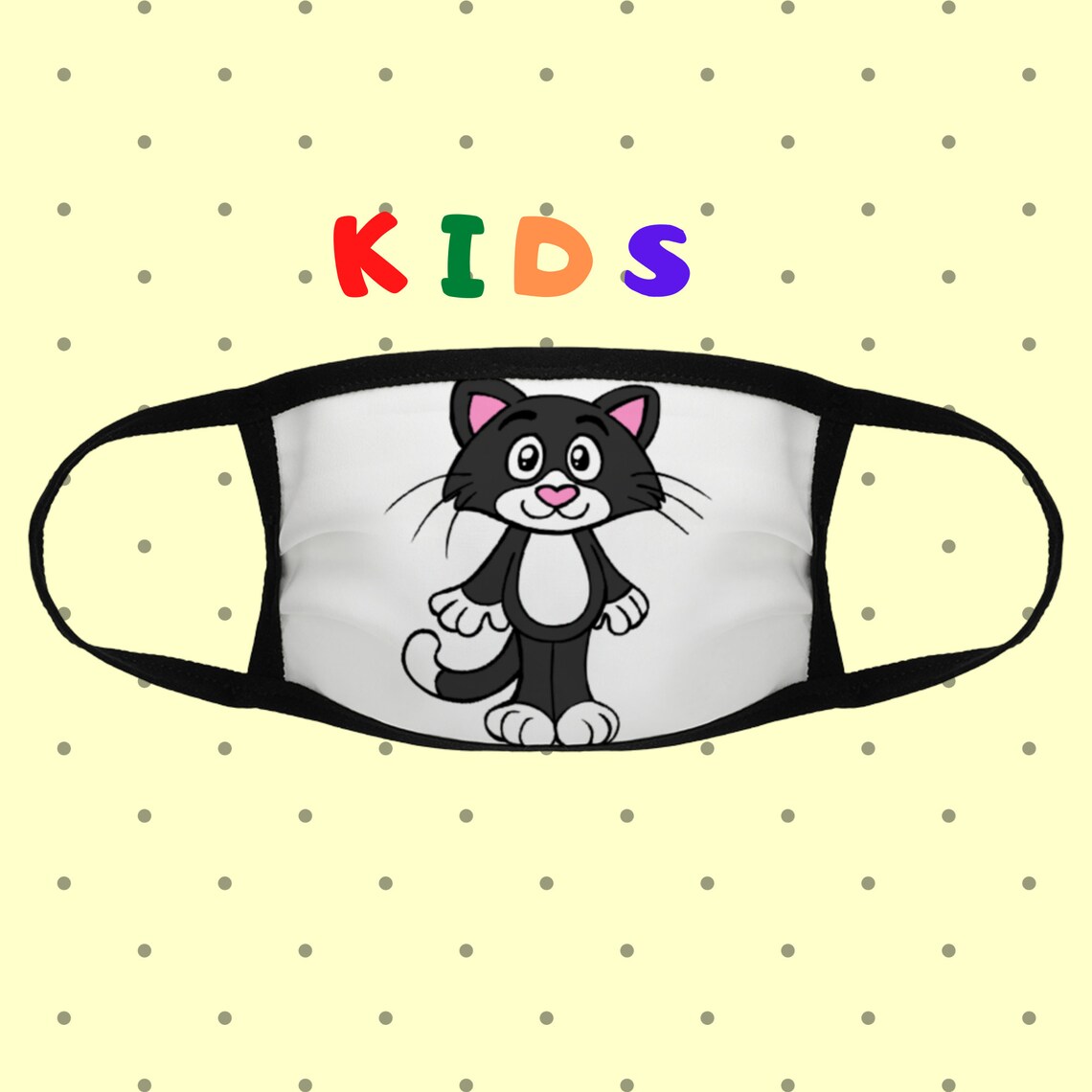 Cartoon Face Mask Cartoon Mask Disny Face Mask Baby Face Etsy