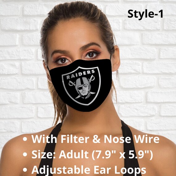 Raiders Face Mask Las Vegas Riders Face Mask for Man and Etsy
