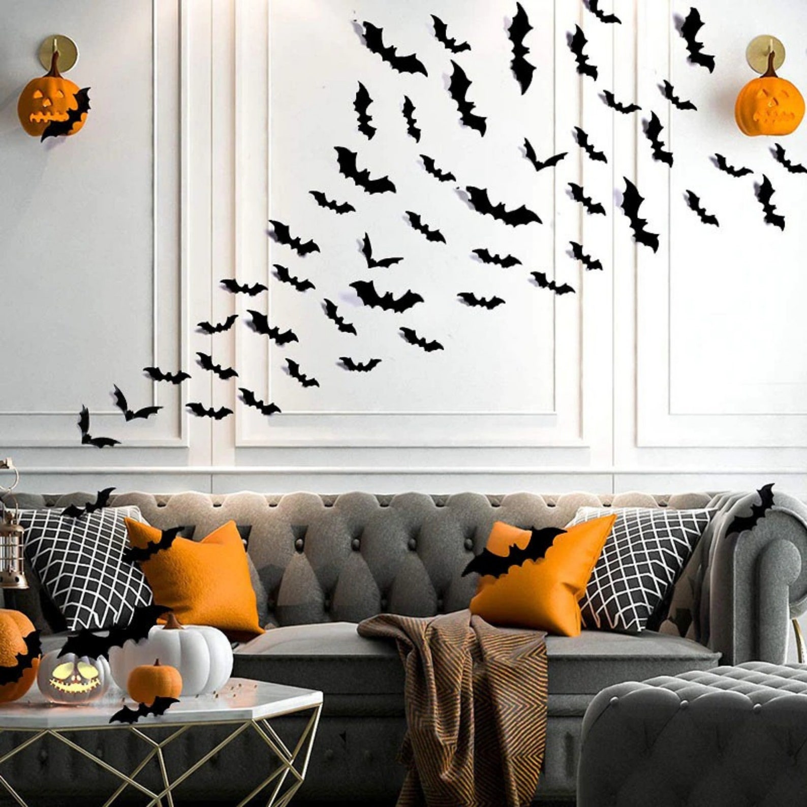 3D Bats set for Halloween decoration Vinyl pvc 4 sizes | Etsy